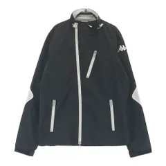 サイズ：M KAPPA GOLF カッパゴルフ  裏メッシュ ジップジャケット  ブラック系 [240101423612] ゴルフウェア メンズ ストスト