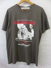 【中古】AlexanderLeeChang アレキサンダーリーチャン Tシャツ プリント AC-012013 ブラウン系 Ⅲ 991835754のサムネイル