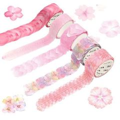 さくら 桜 花 紫陽花 フラワー 花びら ロール シール 約25mm 1巻約200枚 seal-177