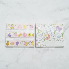 （単品）表現社 cozyca products 北沢平祐 ブロックメモ くだものをはこぶみんな / はるかぜにのるみんな _