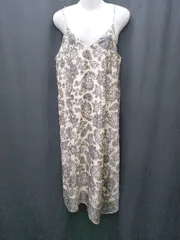 ◇ ⊂　Φ UNITED ARROWS ユナイテッドアローズ キャミ　ペイズリー柄 膝下 ワンピース 表記なし マルチ レディース P  【1410160016947】