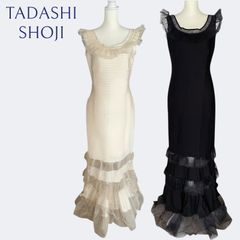 タダシショージ tadashi shoji パープルロングドレス size 6 - メルカリ