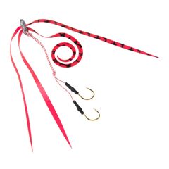 新品 釣具 タイラバ ネクタイ フック 2個付 長さ18mm 単品 スカート 交換用 針 スパイラル PE 丈夫 BAKSTORM バクスト 釣り具 釣り針 10色セット