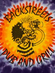 BACKSTREETS　PUB AND GRILL 　企業　タイダイ　ヴィンテージ　ｔシャツ　ゆるだぼ　ビッグサイズ