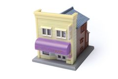 S039-2 商店A ベージュ/紫