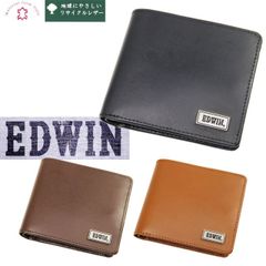 EDWIN Men's Bi-fold Wallet, Bonded Leather, Foldable, Commuting, Leather Goods, Men's Wallet, Bi-fold Wallet, Brand, Genuine Leather, Folding Wallet, Men's Folding Wallet 0510744