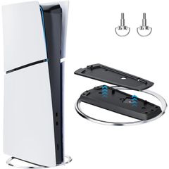 スタンド，ps5 縦置きスタンド，ps5 スタンド 縦置きスタンド（ネジ2本付き），PS5スリム/PS5コンソールデジタル/ディスク版用メタルスタビライジングベース，PS5 縦置き，ps5 Pro slim /PS5 スタンドps5 /PS5 周辺機器（ps5