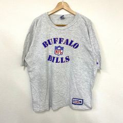 90’s チャンピオン Champion BUFFALO BILLS 半袖 Tシャツ プリント MADE IN USA サイズ：XL ヘザーグレー  古着 【中古】