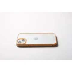 未使用品 ディーフ iPhone13用 ガラスとTPUで作った衝撃に強いケース ベージュ【送料無料】【メール便でお送りします】代引き不可のサムネイル