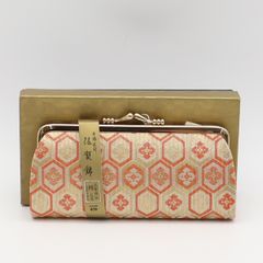 黄八丈 無形文化財技術保持者 山下八百子作 がま口財布 - メルカリ