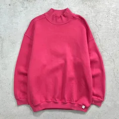 90年代 USA製 RUSSELL ATHLETIC ラッセル アスレチックス ハイネック スウェットシャツ ブランクスウェット 無地 メンズL相当 レディースXL 