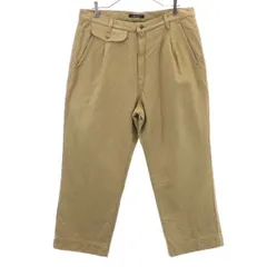 未使用 ジョンブル ウールブレンド タック パンツ L ブラウン Johnbull メンズのサムネイル