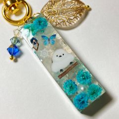 ☆ネコと椿とシマエナガ☆ 他レジンキーホルダー計5点 レジン キーホルダー チャーム 金魚とシマエナガ② - メルカリ