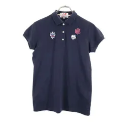 マスターバニーエディション ワンポイントワッペン ゴルフウェア 1 ネイビー MASTER BUNNY EDITION 日本製 レディース 【中古】  【230604】 メール便可