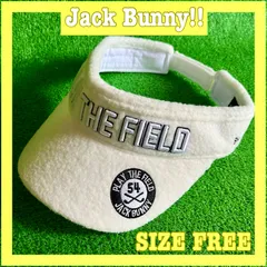 Jack Bunny!! ジャックバニー ロゴ刺繍 ボア サンバイザー FR