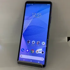 ★【良品】au Xperia 10 III SOG04 SIMロック解除済 ブルー