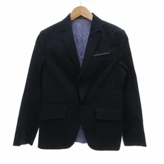 ヒューゴボス HUGO BOSS 紺ブレ テーラードジャケット ブレザー 2B センターベント XS 紺 ネイビー /JSのサムネイル
