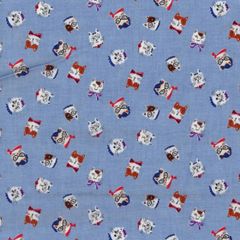 スケア　ネコのあそびば　綿100％　112cm巾x100cm　ハンドメイド