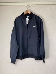 海外★Nike Sportswear Woven UTILITY Full Zip Bomber Jacket 黒/白 サイズ XL ★DM6821-010