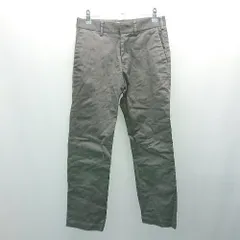 ◇ URBANRESEARCH アーバンリサーチ チャックフックボタン閉め シンプル パンツ サイズXS+ チャコールグレー メンズ E  【1308160001967】のサムネイル