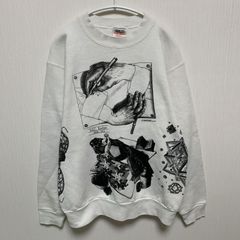 希少 エッシャー スウェット ONEITA 80s 90sマルチプリント Lサイズ