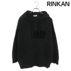 FENDIフェンディロゴベロアフードパーカーブラック黒ベージュトップス38 フェンディ(FENDI)フェンディ ARTIST ALLOVER HOODIE マルチ