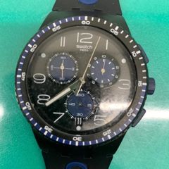 swatch スウォッチ クロノグラフ メンズ SUSN405 美品 - メルカリ