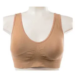 ブラジャー スポーツブラ スポブラ 大きいサイズ インナー リラックス ブラ   ベージュLベージュLP_2