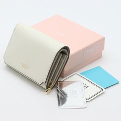 新品 ハースケジュール チェレット billfold 折り財布 フレンチラテ
