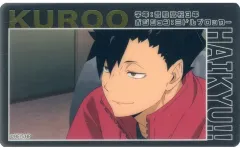 【中古】キャラカード 黒尾鉄朗(名入/レア) 「ハイキュー!! トレーディングクリアカード」