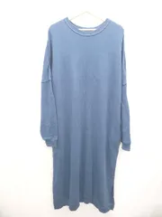 ◇ ALORE × JOURNAL STANDARD スウェット 長袖 ロング ワンピース サイズF ネイビー レディース P  【1406240019335】のサムネイル