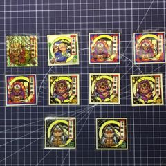森永製菓 　戦国大魔人　頭痛鬼　忍-4　大庭番　忍-9　御火魔　忍-8　大機雷 忍-10　精氷鬼 忍-12　セット