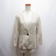 デプレ トゥモローランド 23AW コンフォートレーヨンストレッチ シャツカラーカーディガン 長袖 ニット F クリームイエロー /MI ■OS DES PRES - デプレ トゥモローランド 23AW レーヨンストレッチ