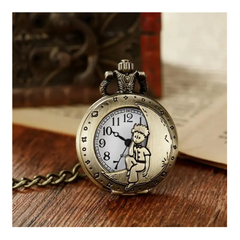 懐中時計、ブロンズクォーツ、レトロウエストチェーン　カジュアル懐中時計