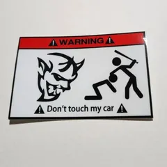 デーモン　チャレンジャー　セキュリティーステッカー