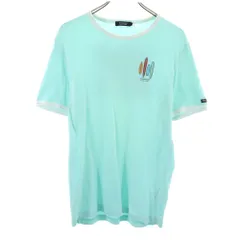 バーバリーブラックレーベル 両面プリント 半袖 Tシャツ 2 ブルー系 BURBERRY BLACK LABEL メンズ