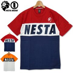 【カラー・サイズ選択可】ネスタブランド メンズ半袖Tシャツ 202NB1021 新品【NESTA BRAND正規販売店】