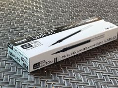 三菱鉛筆 ゲルボールペン替芯 シグノ RT 0.38【黒10本】UMR83