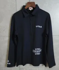 ゴルフ レディース UTAA ユタ トップス 半袖 シャツ（ブラック） 114307-6-