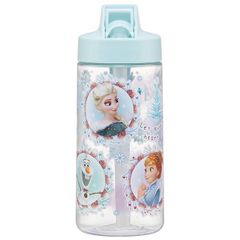아나운서와 눈의 여왕 물통 500ml 빨대 병 아이 아이 키즈 캐릭터 디즈니 스케이터
