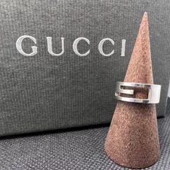 GUCCI グッチ 指輪 G オープンGリング 12号 シルバー 925