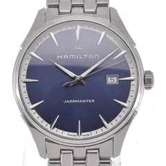【販売安い】美品 ＨＡＭＩＬＴＯＮ ジャズマスター ハミルトン Ｈ３２４５１０ クオーツ メンズ 腕時計 時計/255 その他