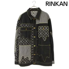 リーバイス　デニムGジャン ヴィトンモノグラムカスタムデザイン　ヴィンテージ　L 2025年最新】LOUIS VUITTON メンズ Gジャン・デニムジャケットの