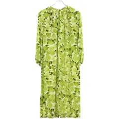 定価15万　高級シルク　クリスチャンワイナンツ　フラワーロングワンピース　美品 定価15万 高級シルク クリスチャンワイナンツ フラワーロング