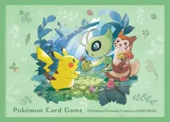 【中古】サプライ ポケモンカードゲーム デッキシールド(スリーブ) もりのおくりもの ポケモンセンター限定