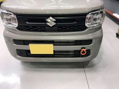 [牽引フック]MK54S,MK94S スペーシア_R5/11～(フロント)用レーシングフック(可倒タイプ)
