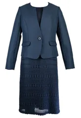 セレモニーフォーマルスーツ 七五三・お宮参 卒園・卒業 入園・入学式 結婚式 　演奏会 発表会 女子会　パーティー  同窓会 お呼ばれ服 ジャケット＆ワンピース2点セット