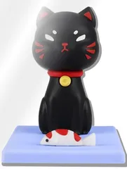 CIOP(シオップ) どうぶつ スマホスタンド スマホ立て かわいい 可愛い おしゃれ フィギュア 卓上 iphone/ipad/タブレットパソコン((ブラック 01) くろねこ 黒猫)