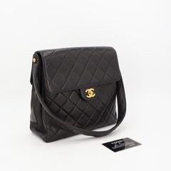 CHANEL マトラッセ ラムスキン ビジネスバッグ ブリーフケース