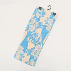 浴衣 白 青 グリーン フリーサイズ レディース y63